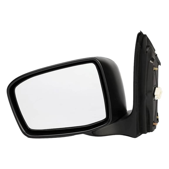 KarParts360 For Honda Odyssey 2005 06 07 08 09 2010 Door Mirror Driver Side | Black Housing Color | Plastic | Electric Adjustment | Screws Attachment | Powered Mirror | Rectangular Glass Shape | Clea