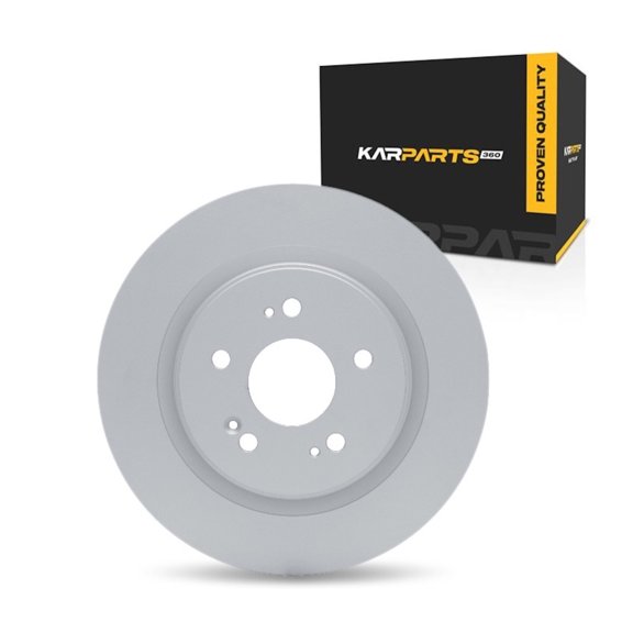 KarParts360 For Honda Odyssey 2018-2026 Disc Brake Rotor Rear | Cast Iron | Plain Style | 11 Millimeters/0.43 Inches Nominal Thickness | 330 Millimeters/12.99 Inches Outside Diameter | 5 Stud/Lug Hol