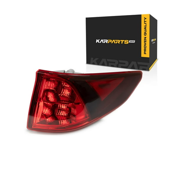 KarParts360 For Honda Odyssey 2023 2024 2025 Tail Light Assembly Passenger Side | Outer | Sport/Black Edition Model | With Bulbs | Replacement For HO2805131
