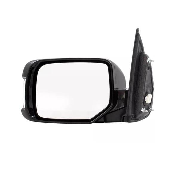 KarParts360 For Honda Pilot 2009-2015 Door Mirror Driver Side | Textured Black | Paint To Match Housing | Flat | Power | Foldaway | Non-Heated | w/ Turn Signal | w/ Memory | HO1320273 | 76250SZAA52ZD