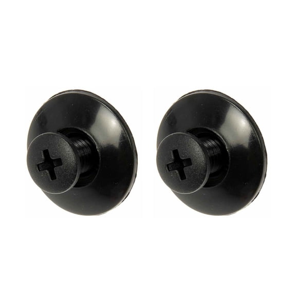 KarParts360 For Honda Pilot 2016 17 18 19 2020 Screw Rivet-Cowl/Splash Shields | Nylon Material | Black | 8.19 Millimeters Center Groove Diameter | 20 Millimeters Head Diameter | 2 Pieces | 638769559