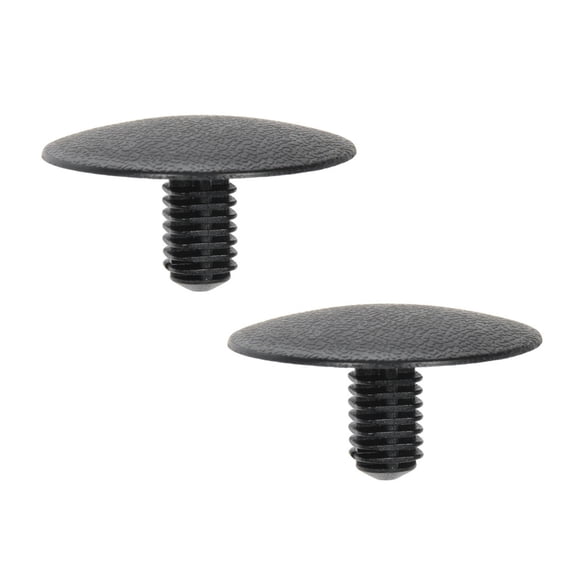 KarParts360 Hood Insulation Retainers | Plastic Material | Black | Round Shape | 0.23 Inches Fastener Hole Size | 30 Millimeters Head Diameter | 0.23 Inches Mount Diameter | 87758-3L000, 909130074