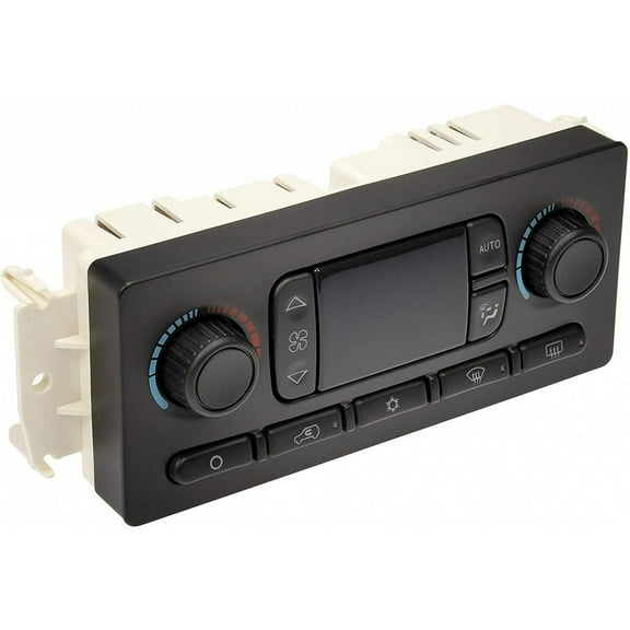 KarParts360 For Hummer H2 2005 2006 2007 Climate Control Module | Black Housing Color | Female Connector Gender | 2 Connector Quantity | Automatic Control Type | Replacement For 10367041, 10367042