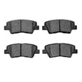 thumbnail image 1 of KarParts360 For Hyundai Azera 2009 2010 2011 Brake Pads | Ceramic Friction | Mechanical Pad Wear Sensor | 99.8 Millimeters / 3.93 Inches Inner and Outer Pad Width, 1 of 4
