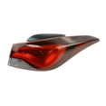 thumbnail image 1 of KarParts360 For Hyundai Elantra 1996 97 98 99 2000 Tail Light Passenger Side | Outer | LED | Red & Clear Lens | Chrome Housing | Body Mounted | Replacement For HY2805133 | 924023X310, 166-60146R, 1 of 6