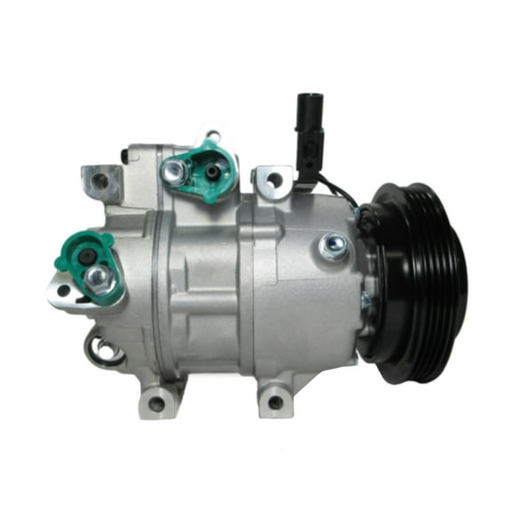 KarParts360 For Hyundai Elantra 2007 08 09 10 11 2012 A/C Compressor | 2.0L Engine | Pin Connector | 12 Volts Coil | 5 Ounce Oil Quantity | 4 Pully Wheel Grooves | Replacement For 97701-2H140