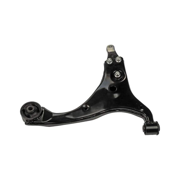 KarParts360 For Hyundai Elantra 2007 08 09 10 11 2012 Control Arm | Rubber Bushing Material | Powder Coated Finish | Black | Welded Ball Joint Mounting | Threaded Ball Joint Stud | For 545002H000