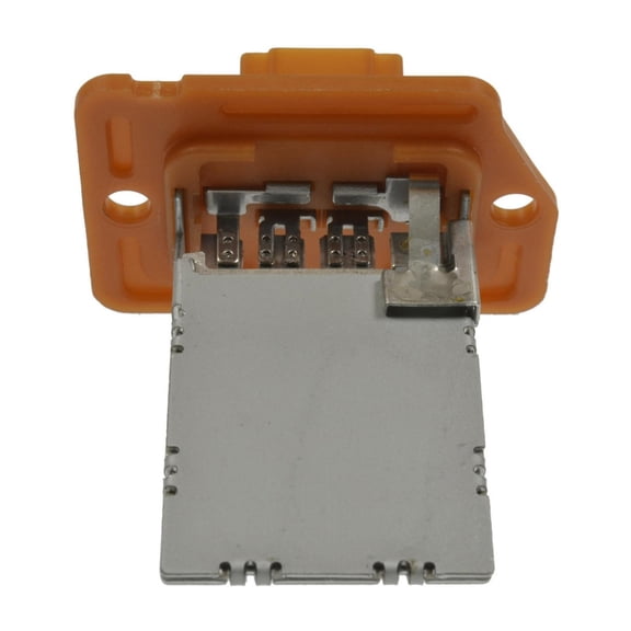 CarLights360 For Hyundai Elantra 2014-2020 HVAC Blower Motor Resistor | Plastic, Metal | Gray, Orange Color | Electronic Coil Type | Blade Terminal | Female Connector | For 97128A5000, 97128B2000