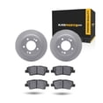 thumbnail image 1 of KarParts360 For Hyundai Elantra GT 2013-2020 Brake Set Rear | Cast Iron | Vented | Performance / Racing Driving Style | Plain Rotor Style | 5 Lugs | Ceramic Pads, 1 of 4