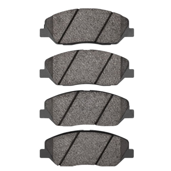 KarParts360 For Hyundai Genesis 2009 2010 2011 Disc Brake Pads | Ceramic Friction | Mechanical Pad Wear Sensor | 156.7 Millimeters / 6.17 Inches Inner and Outer Pad Width