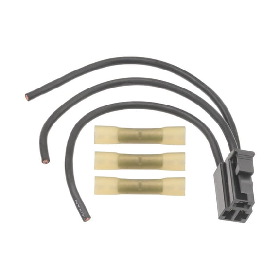 KarParts360 For Hyundai Genesis 2014 Electrical Connector | Plastic | Black | Brass Contact Terminal | Bullet Terminal | Push-on Attachment Method | Rectangle Connector