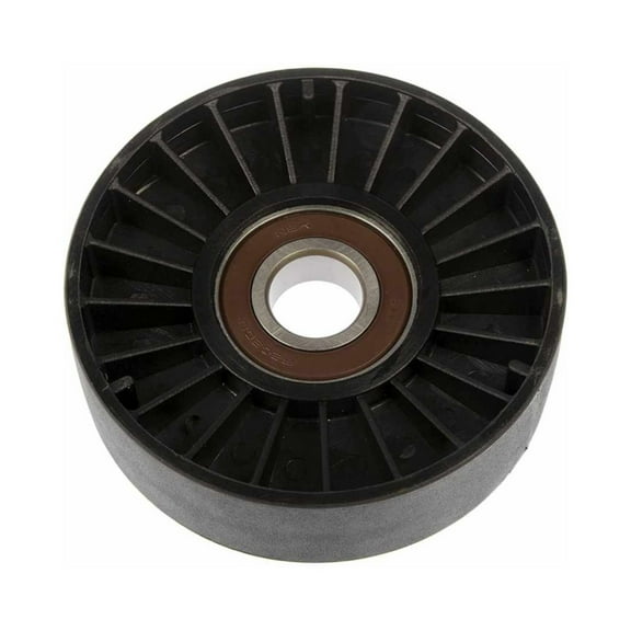 KarParts360 For Hyundai Tucson 2017 2018 Idler Pulley | Polyamide | Serpentine Belt Type | Black Color | 17 Millimeters Inside Diameter | 1 Mounting Hole | 1 Pulley Bearing | 252862B000, 252862B010