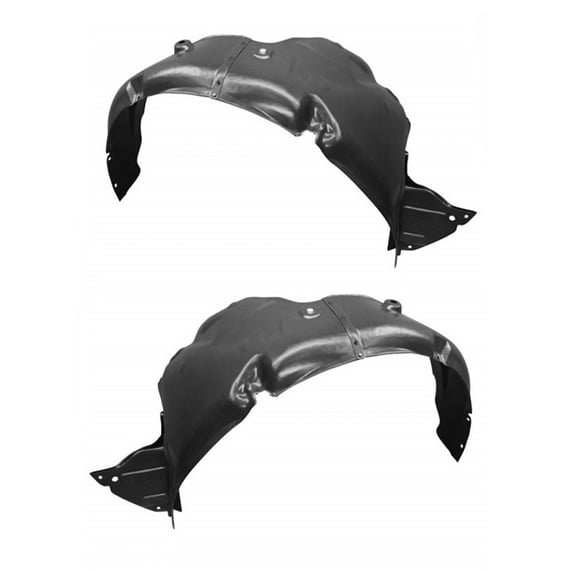 KarParts360 For Hyundai Veloster 2013 2014 2015 Fender Liner Driver and Passenger Side | Pair | Front | Plastic | Replacement For HY1248152, HY1249152 | 868112V010, 868122V010-PFM