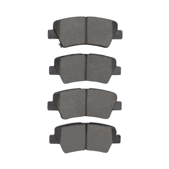 KarParts360 For Hyundai Veloster 2019 2020 2021 Brake Pads Rear | Mechanical Pad Wear Sensor | 41.7 Millimeters / 1.64 Inches Inner Height | 99.8 Millimeters / 3.93 Inches Inner Width
