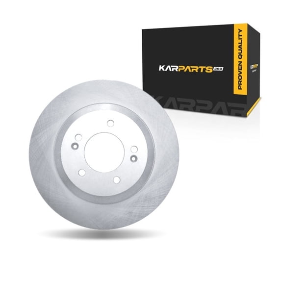 KarParts360 For Hyundai Veloster N 2019 2020 2021 2022 Disc Brake Rotor | Rear | Solid Type | 300 Millimeters/11.81 Inches Outside Diameter | 5 Stud/Lug Hole