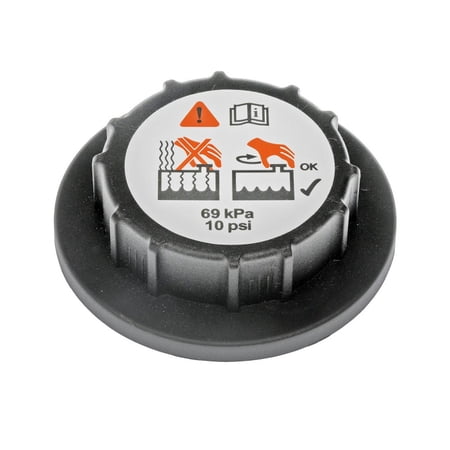 KarParts360 For IC Corporation CE Commercial 2003 04 05 06 07 2008 Engine Coolant Recovery Tank Cap | Plastic Material | Twist On Attachment Type | Black Color | 76.2 millimeters Diameter | 2039390C3