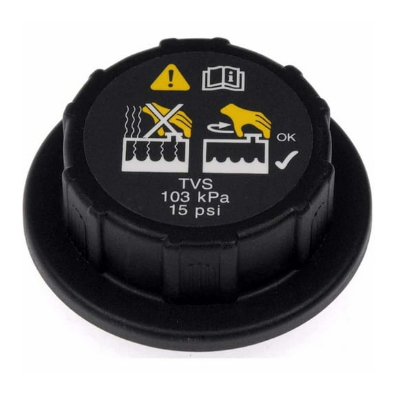 KarParts360 For IC Corporation CE Commercial 2005 2006 Heavy Duty Fluid Reservoir Cap | Plastic Material | Twist On Attachment Type | Black | 76.2 Millimeters Diameter | 15 PSI Maximum Pressure Ratin