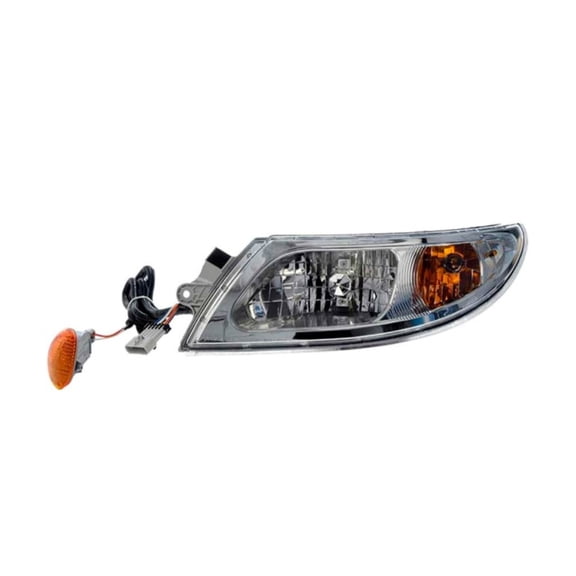 KarParts360 For IC Corporation BE Commercial Bus 2008 Headlight | Clear Lens | Polycarbonate Housing Material | Incandescent Bulb Technology | Bulbs Included | Replacement For 3574387C91, 3574387C92