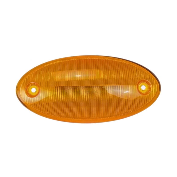 KarParts360 For IC Corporation RE School Bus 2013 14 15 16 17 2018 Roof Marker Light | Amber Lens | Plastic Housing Material | LED Bulb | Spade Terminal | Screw On Mounting Method | For 3529900C91
