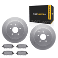 thumbnail image 1 of KarParts360 For Infiniti FX35 2003-2012 Rotors And Brake Pads Rear | Cast Iron | Vented | Ceramic Pads | Performance/Racing Driving Style | Plain Rotor Style | 5 Lugs, 1 of 4
