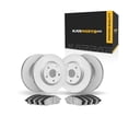 thumbnail image 1 of KarParts360 For Infiniti FX45 2003 2004 2005 Brake Rotor Set | Front and Rear | Cast Iron Rotor | Performance / Racing Driving Style | Plain Rotor Style, 1 of 4