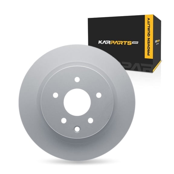 KarParts360 For Infiniti M35/M45 2006 07 08 09 2010 Brake Rotor Rear | Coated | 5 Stud/Lug Hole | 12.13 Inches Outside Diameter | 0.55 Inches Discard Thickness | 2.68 Inches Center Hole Diameter
