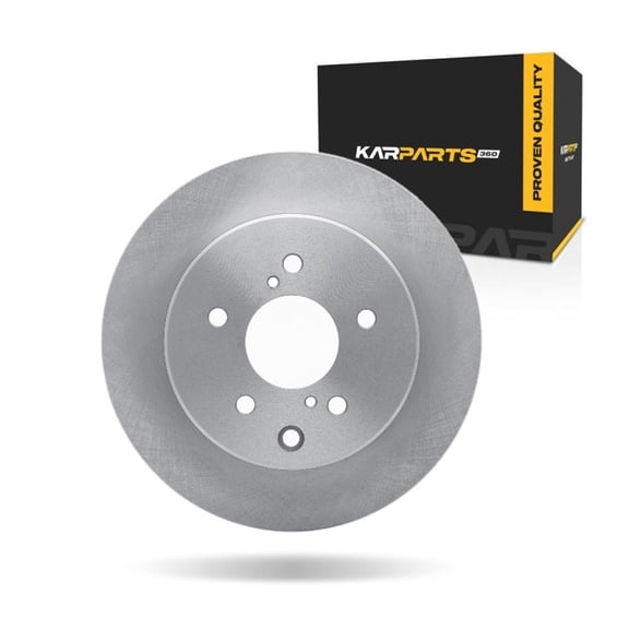 KarParts360 For Infiniti Q45 1990-1996 Disc Brake Rotor Rear | Cast Iron | Solid | 68 Millimeters/2.68 Inches Center Hole Diameter | 8 Millimeters/0.31 Inches Discard Thickness | 5 Stud/Lug Hole