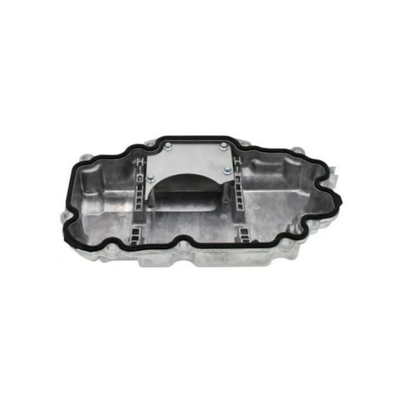 KarParts360 For Infiniti Q50 2016 17 18 19 2020 Engine Oil Pan | Aluminum Material | Natural Finish | Silver | 4.2 qt Capacity | M12 By 1.25 Inches Drain Thread Size | 2 Inches Maximum Depth