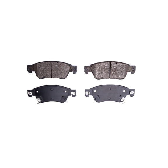 KarParts360 For Infiniti Q60 2014 2015 Brake Pads | Low Metallic Friction | Mechanical Pad Wear Sensor | 158.5 Millimeters / 6.24 Inches Inner and Outer Pad Width