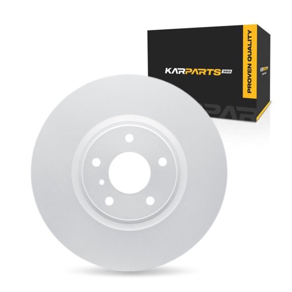 KarParts360 For Infiniti Q60 2014 2015 Brake Rotor Front | Coated | 5 Stud/Lug Hole | 12.99 Inches Outside Diameter | 1.18 Inches Discard Thickness | 2.68 Inches Center Hole Diameter