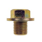 KarParts360 For Infiniti QX60 2021 22 23 24 2025 Oil Drain Plug | Steel Material | Yellow | Gasket | Hex Head Drive | Extra Fine Thread | Replacement For 9247-12101