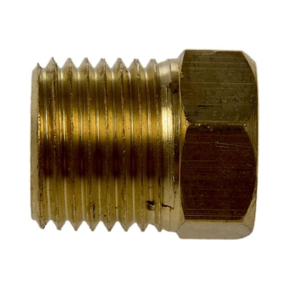 KarParts360 Inverted Flare Fitting | Brass | Threaded End 1 Type | 0.25 Inches Tube Size | 0.265 Inches Tubing Outside Diameter