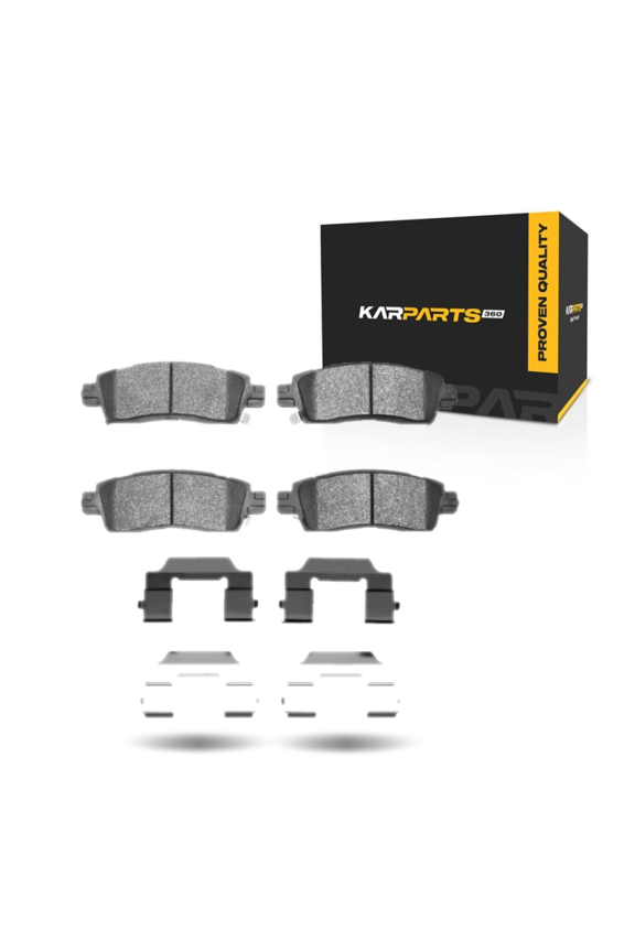 For Isuzu Ascender 2003 04 05 06 07 2008 Disc Brake Pads Rear | Ceramic Friction | Included Clips, Hardware, Shims Option | Low Dust Rating | 137.7 Millimeters/5.42 Inches Pad Length