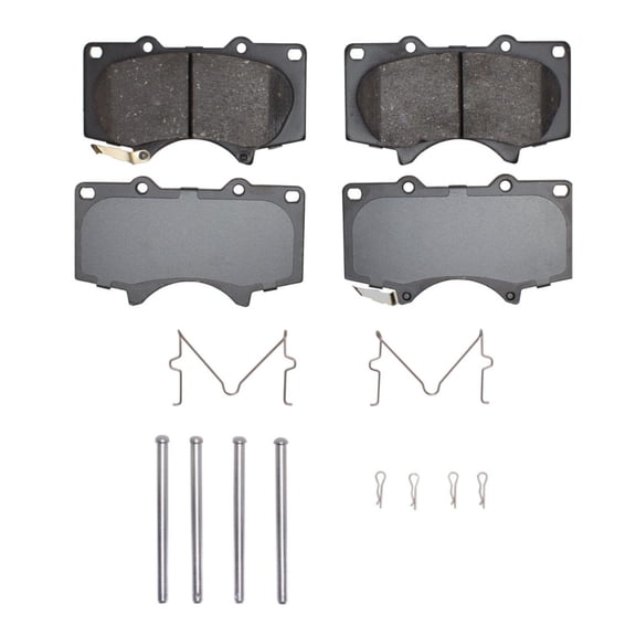 KarParts360 For JAC Frison 2020 21 22 23 2024 Disc Brake Pads | Ceramic Friction | Mechanical Pad Wear Sensor | 134.6mm/5.30in Inner Width | 77.5mm/3.05in Outer Height | 134.6mm/5.30in Outer Width
