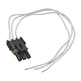 thumbnail image 1 of CarLights360 For Jeep Cherokee/Comanche/Wrangler 1990 Electrical Connector | Plastic | Metal Contact Terminal Material | Pin Terminal | Push On Attachment Method | Oval | 1 Male Connector | 12116257, 1 of 4