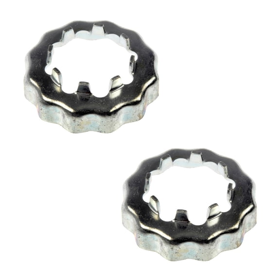 KarParts360 For Jeep Comanche 1990 1991 1992 Spindle Nut Retainers | 2 Pieces | Steel Material | M24-1.5 Thread Size | Replacement For 40263-01E00, 40263-0B000