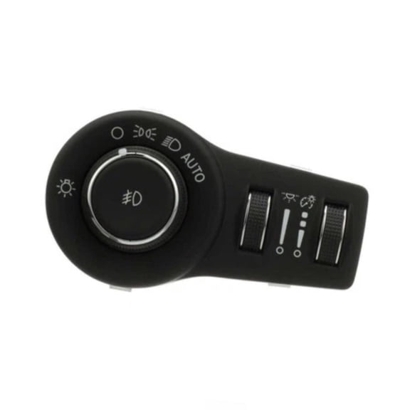 KarParts360 For Jeep Compass 2017 2018 2019 2020 Headlight Switch | Plastic | Chrome | Black | Plug In Connector | Pin Terminal | Direct, Snap Fit Attachment Method | Dial, Button Activation Style