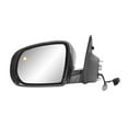 thumbnail image 1 of KarParts360 For Jeep Compass 2017-2023 Door Mirror Driver Side | Power Glass | Heated | Foldaway | Textured Black | Paint To Match Cover | With Turn Signal Light | w/ Blind Spot Detection | CH1320501, 1 of 3