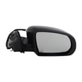thumbnail image 1 of KarParts360 For Jeep Compass 2017-2023 Door Mirror Passenger Side | Textured Black | Paint To Match Cover | Power | Foldaway | Heated | With Turn Signal Light | Replacement For CH1321499 | 68365140AA, 1 of 9
