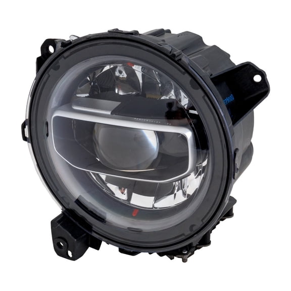 KarParts360 For Jeep Gladiator 2020 2021 2022 Headlight Driver Side | CAPA | Clear Lens | LED | PP Plastic Housing | PC Plastic Lens | With Bulbs | Replacement For CH2502327, CH2502327C | 55112879AG