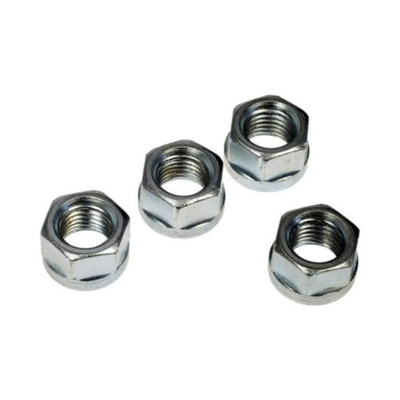 KarParts360 For Jeep Gladiator 2020 21 22 23 2024 Drive Axle Shaft Seal Retainer Nut | Steel | Silver Color | Open End Design | Tapered Seat Type | Fine Thread Type | Replacement For 68003275AA