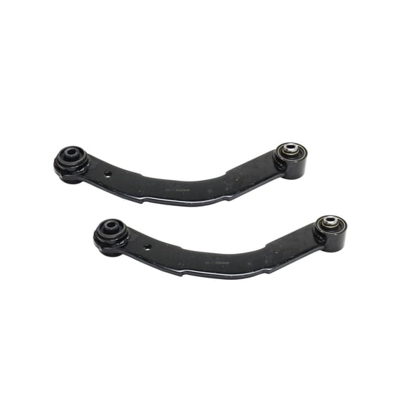 KarParts360 For Jeep Patriot 2007-2017 Control Arms Rear Driver and Passenger Side, Upper | Pair | Stamped | Non-Greasable | Non-Adjustable | Excluded Ball Joints | With Bushings | For 5105271AA
