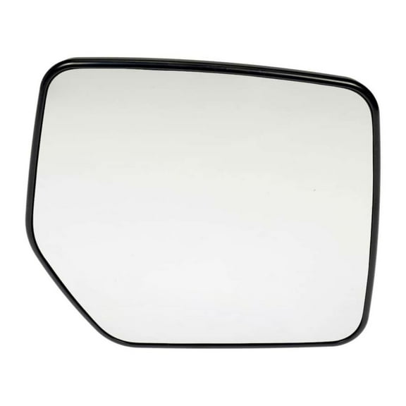 KarParts360 For Jeep Patriot 2007-2017 Door Mirror Glass | Plastic Material | Chrome Finish | Snap On Attachment | Electric Mirror Adjustment | Rectangular Shape | Includes Backing Plate