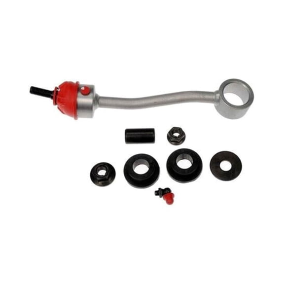 KarParts360 For Jeep TJ/Wrangler 1997-2006 Stabilizer Bar Link Set | Steel Material | Coated Finish | Black Bushing | Polymer Bushing | Threaded End 1 | Taper End 2 | For 52087771, 52087771AB