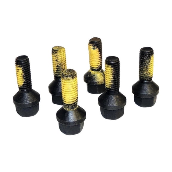 KarParts360 For Jeep Wrangler 1990 91 92 93 94 1995 Crossmember Mounting Bolt Kit Driver Or Passenger Side | Front or Rear | Steel 6 Bolts | Grade 8 | 6 1/2inches by 1.25inches Conical Seat Hex Bolts