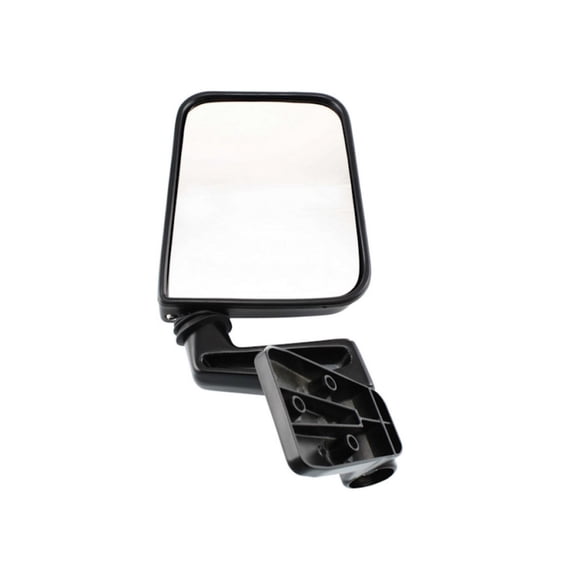 KarParts360 For Jeep Wrangler 1997 98 99 00 01 2002 Door Mirror Passenger Side | Black | Convex | Manual | Foldaway | Non-Heated | Replacement For CH1321296 | 55154882