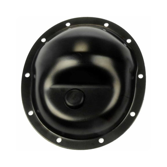 KarParts360 For Jeep Wrangler 2002 03 04 05 2006 Differential Cover | Powder Coated | Steel | 10 Bolt Count | Filler Plug Included | Replacement For 5012811AA