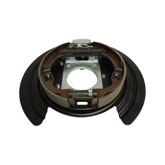 KarParts360 For Jeep Wrangler 2007-2017 Backing Plate Assembly Driver Or Passenger Side | Single Piece | Rear | Black And Unpainted | Made Of Steel And Aluminum