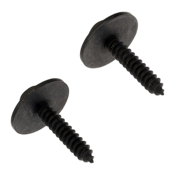 KarParts360 For Jeep Wrangler 2018 2019 Splash Shield Retainers | Steel Material | Black | Hex Head Drive | Mating | M4-1.59 Thread | 2 Pieces | Replacement For 6510174AA