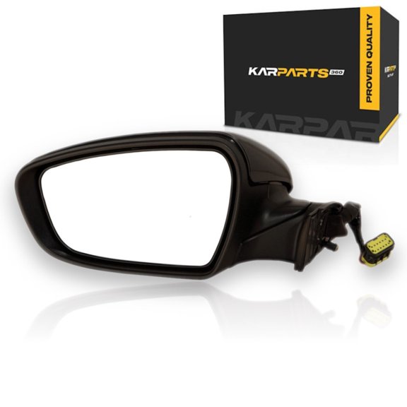 KarParts360 For Kia Forte/Forte5 2017 2018 Door Mirror Driver Side | Paint to Match | Power | Heated | With Signal Light | With Puddle Light | Replacement For KI1320214 | 87610B0030